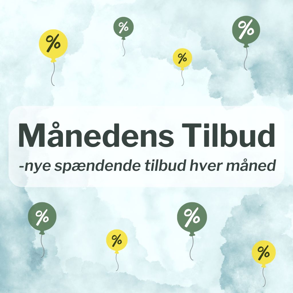 Gå ikke glip af månedens tilbud - Spar penge på alt fra foder og godbidder til udstyr og legetøj. Nye muligheder for at spare penge hver måned! udsalg hest hund kat månedstilbud