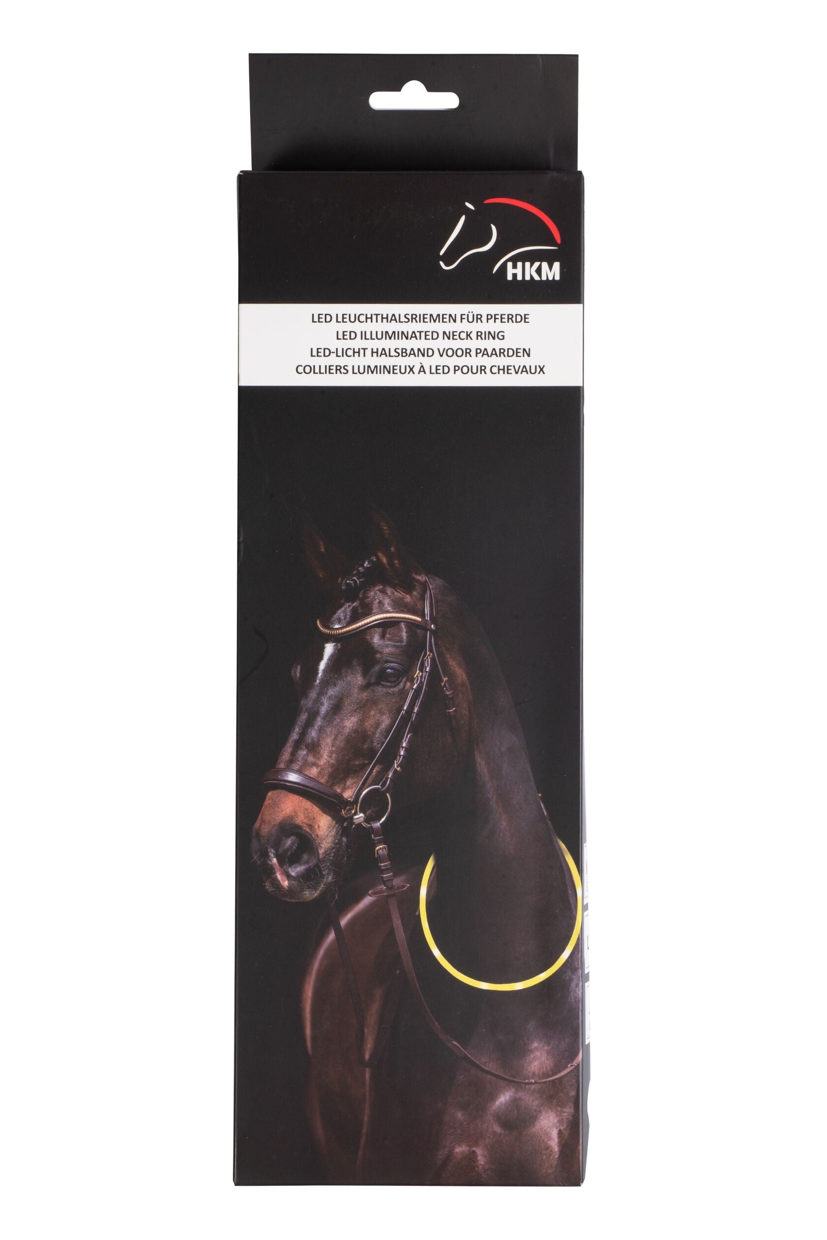HKM LED Lyshalsbånd til Heste