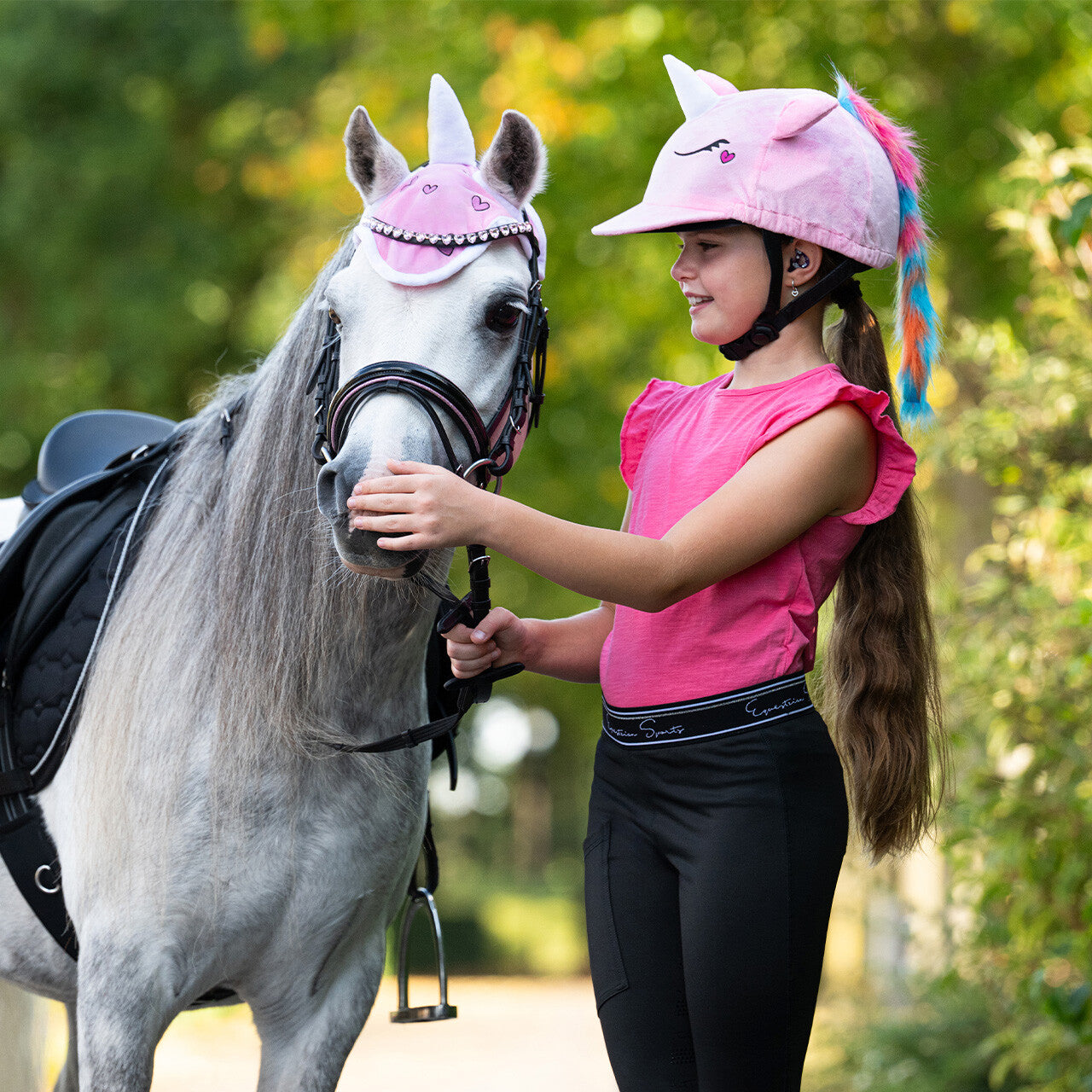 QHP Helmet Cover Unicorn