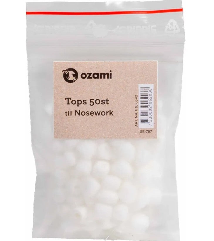 Ozami Nosework Bomuldstoppe – ca. 50 stk.