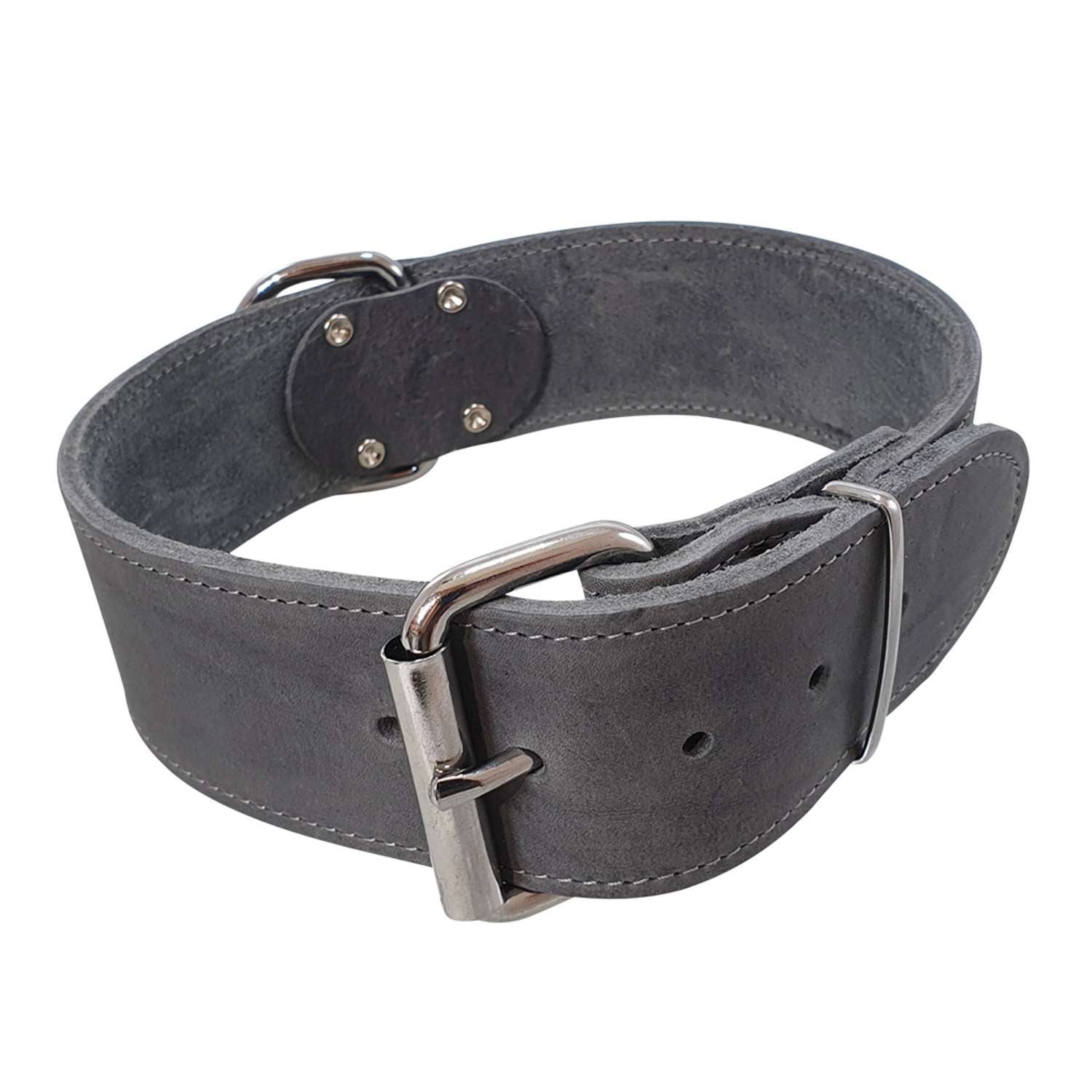 TABIL Ekstra Bredt Hundehalsbånd i Læder