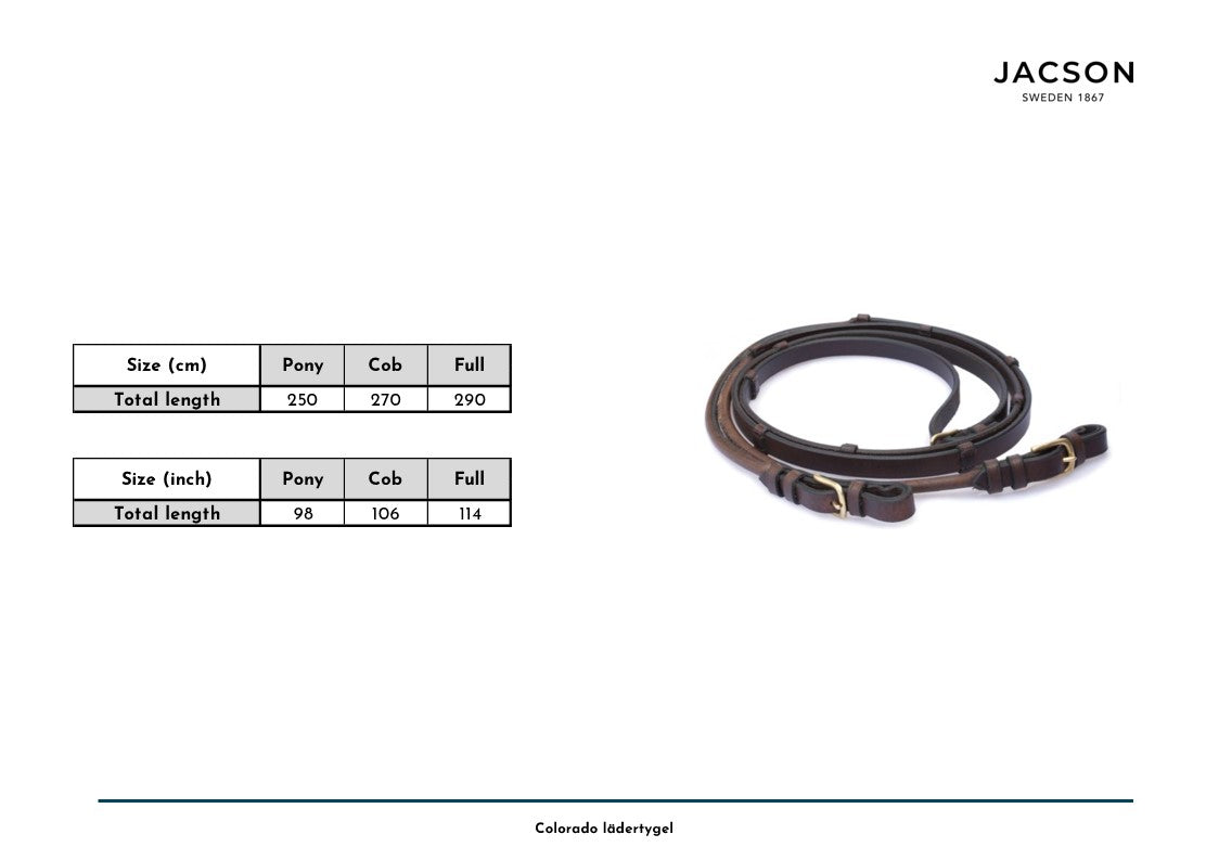 Jacson Colorado Lædertøjle