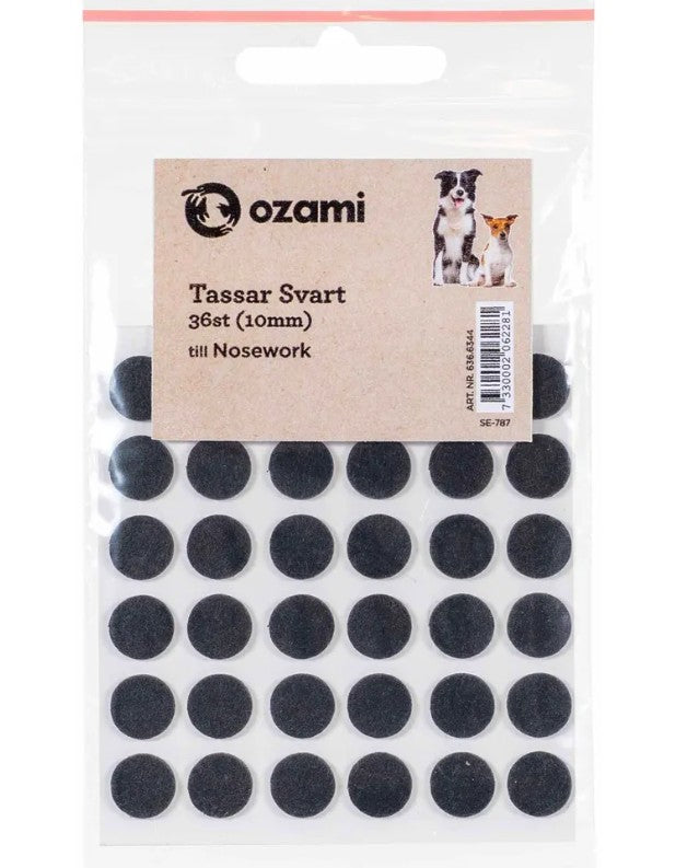Ozami Nosework Paws Black – 36 stk.
