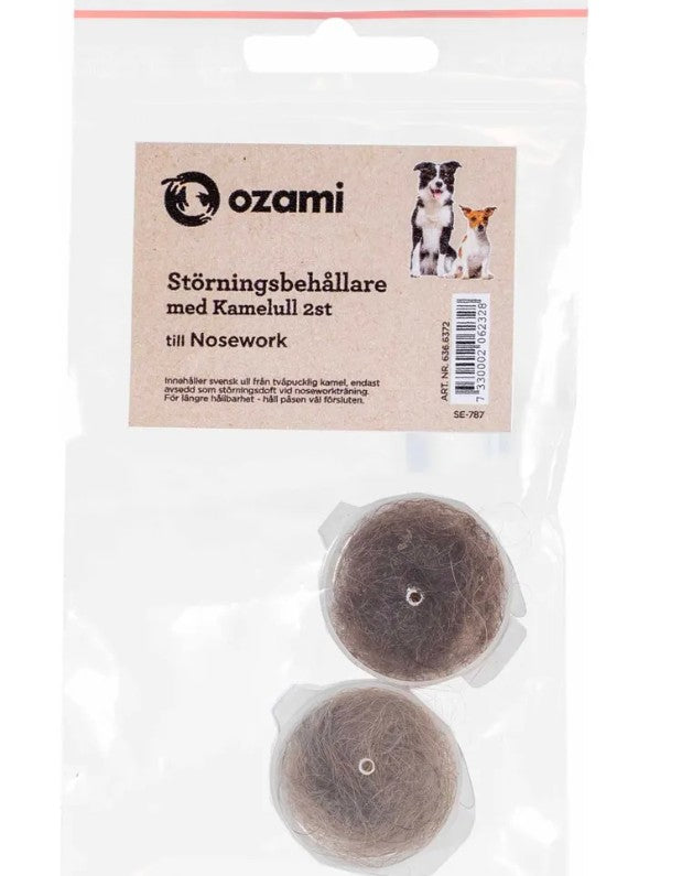 Ozami Nosework Disturbance Container med Kameluld – 2 stk.