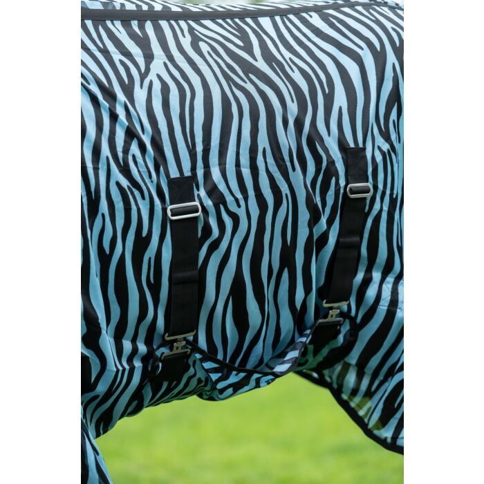 HKM Insektdækken med Hals Zebra Aqua