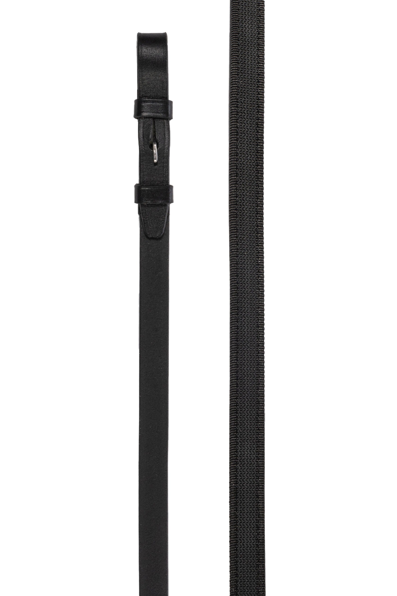 HKM Lædertøjler med gummibelægning – "Sophie"