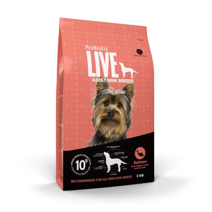 ProBiotic LIVE Mini Breeds Adult Laks 2 kg