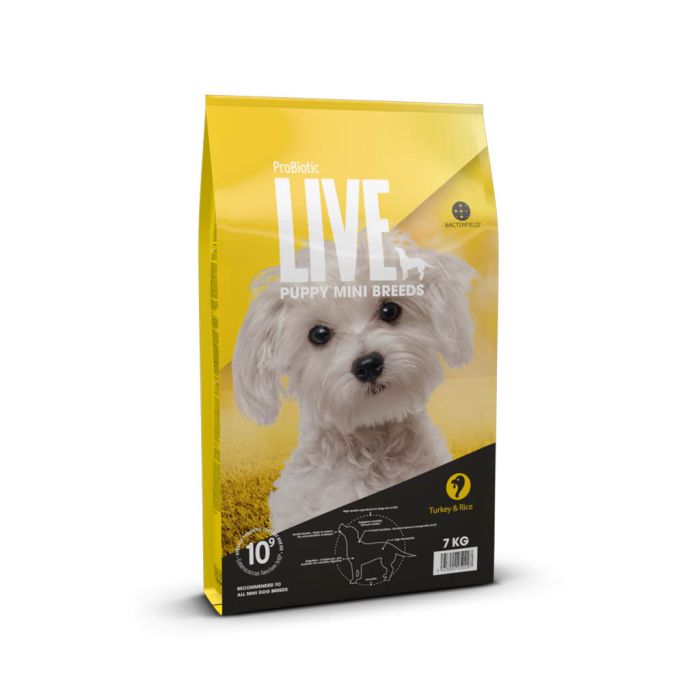 Probiotic LIVE Puppy Mini Breed med Kalkun 2 kg