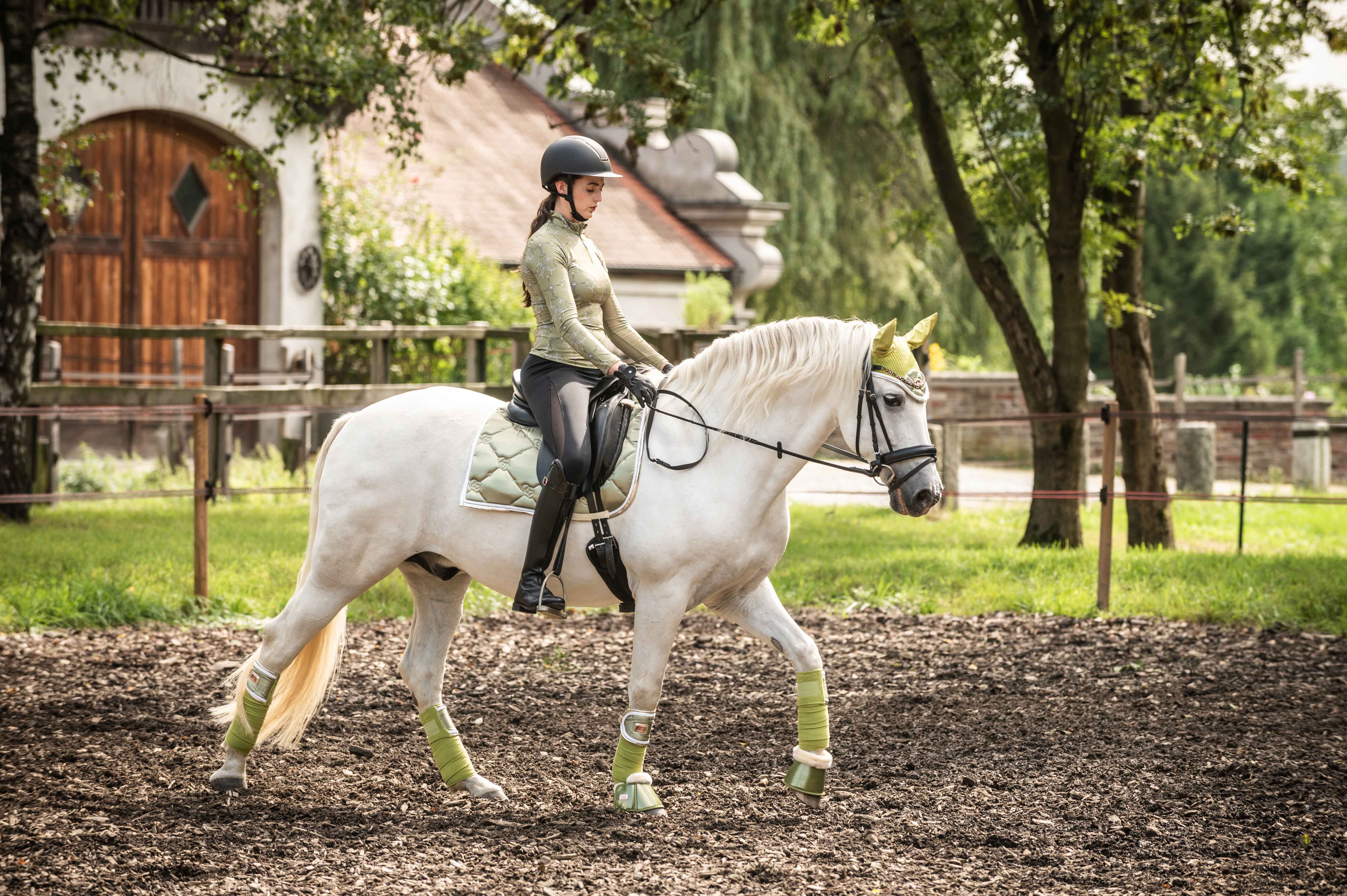 HKM Sadelunderlag – Edinburgh Pistachio, Kombi