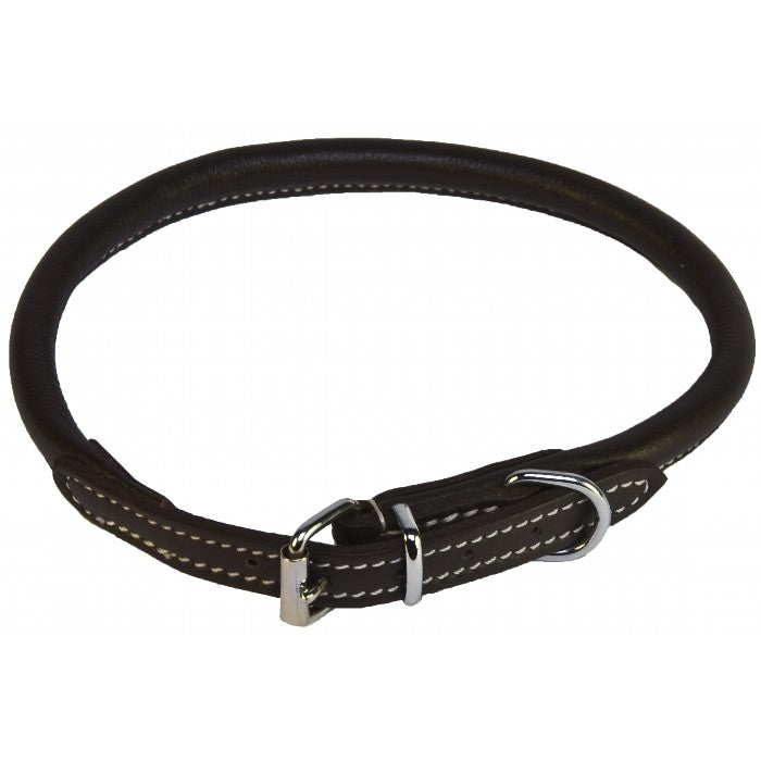 Walker rundsyet læderhalsbånd fra KW