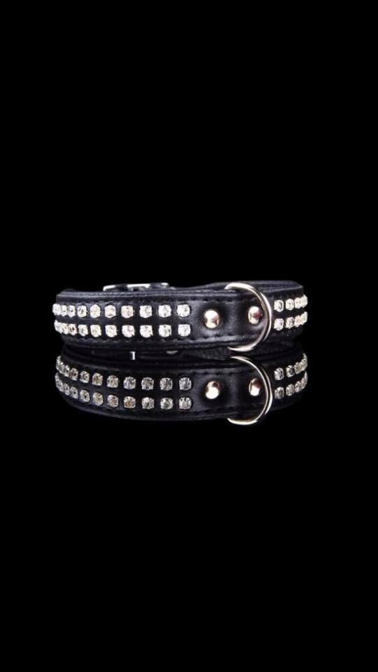 Håndlavet halsbånd med sten