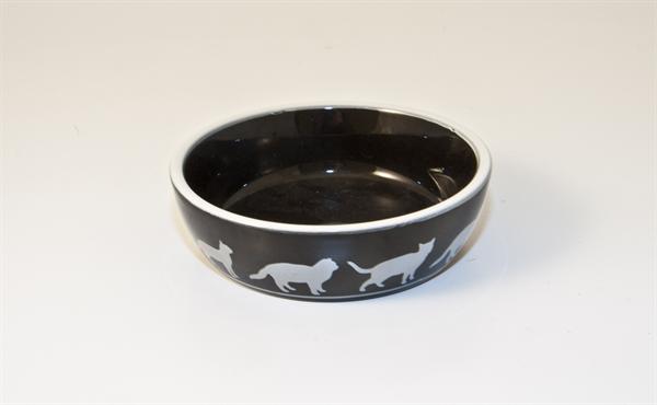 Flot skål til kat i keramik
