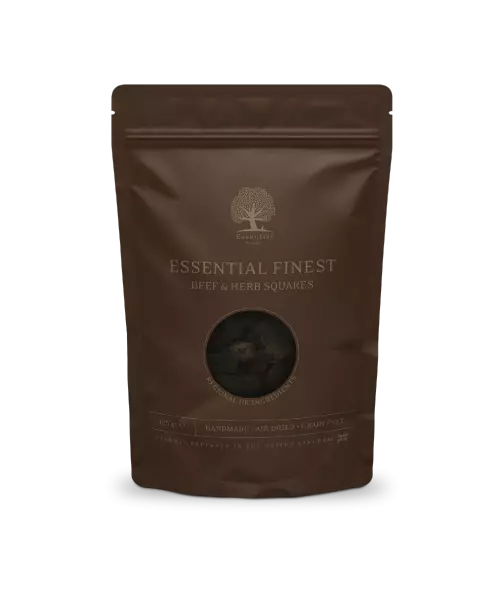 ESSENTIAL FINEST BEEF & HERB SQUARES 125G