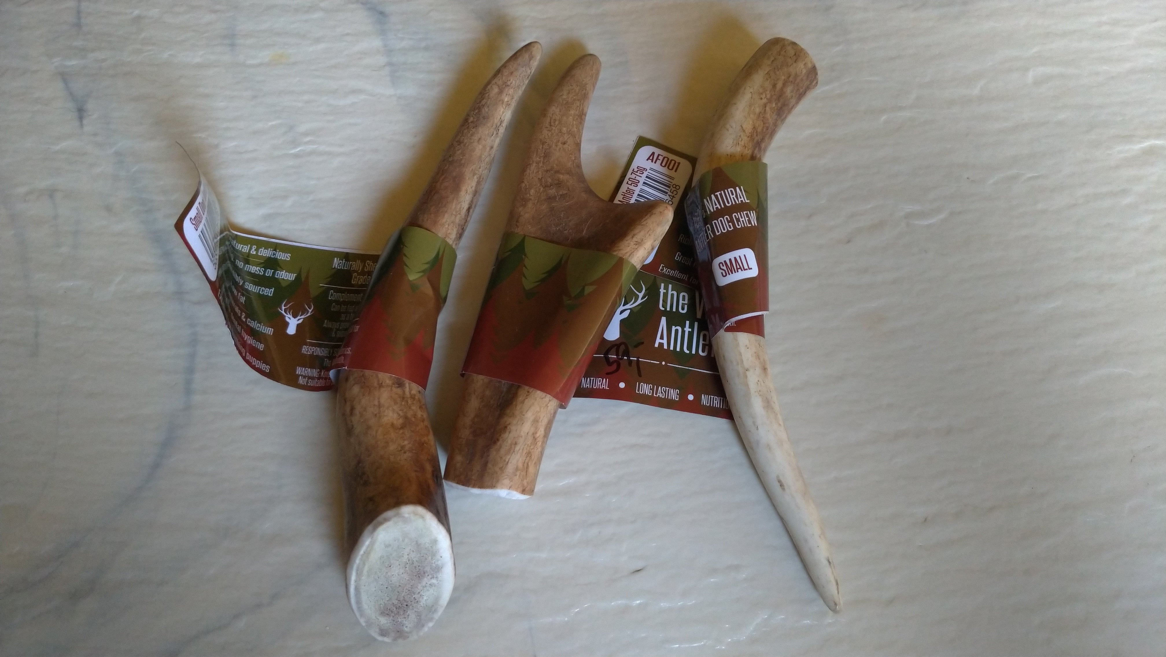 Hjortegevir. Naturligt tyggeben