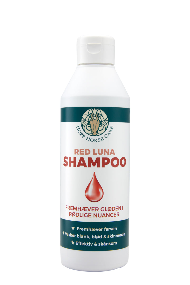 Red Luna shampoo fra Hopp Horse care