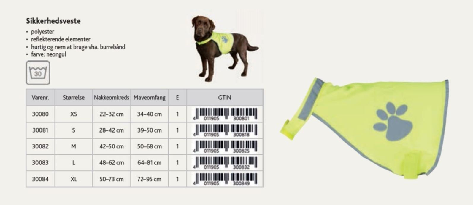 Refleksvest fra TRIXIE