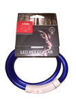 Canis LED silikonehalsbånd med lys/blink