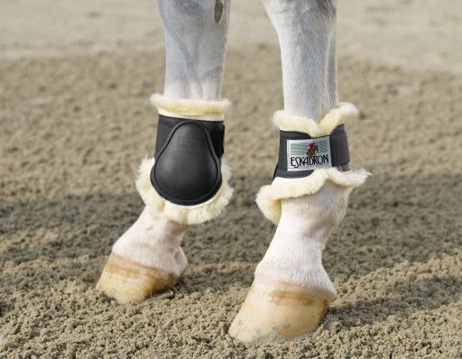 Eskadron gamasher med ægte lam