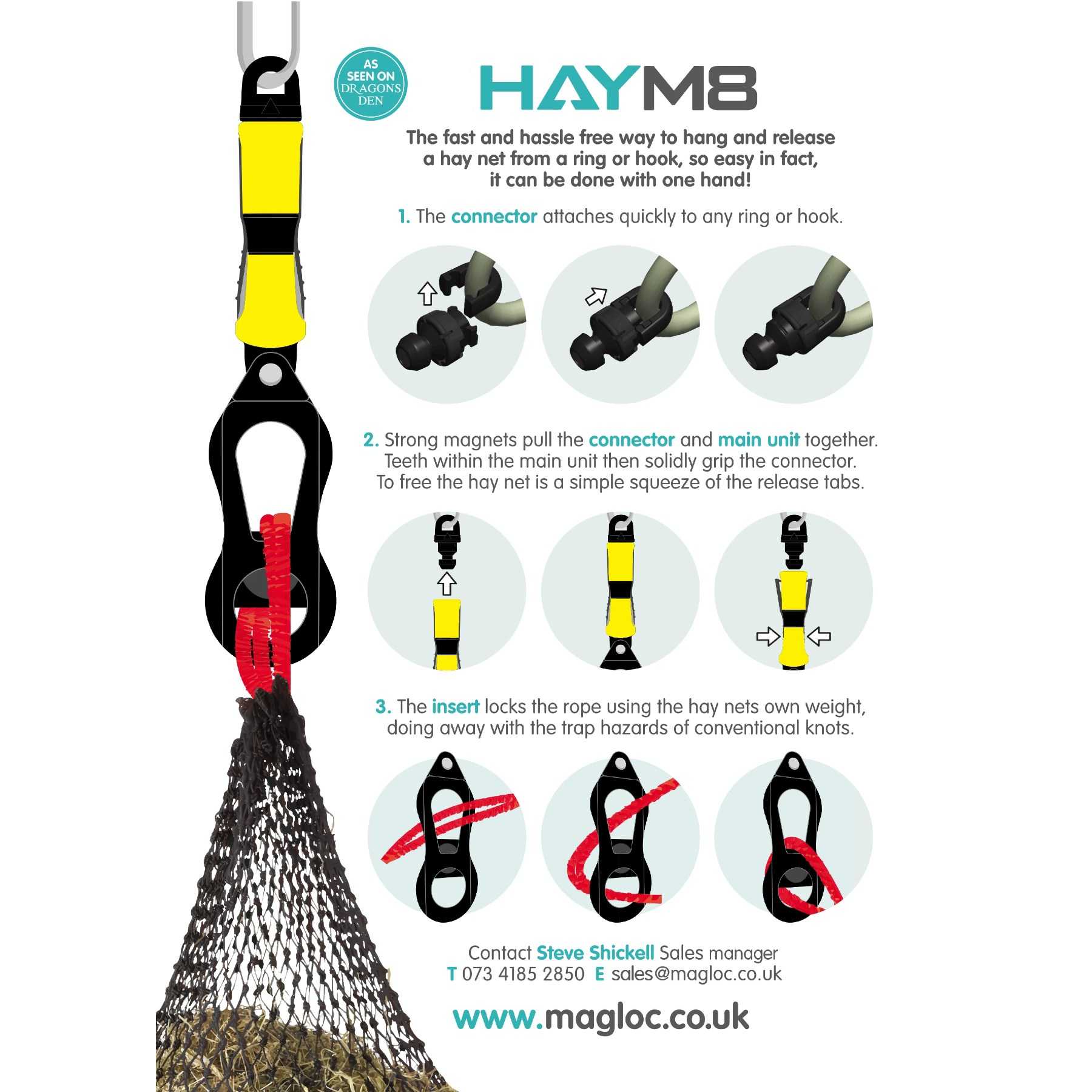 MagLoc HayM8 ophæng til hønet