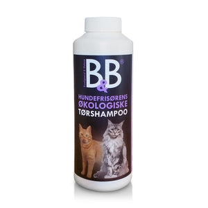 B&B Økologisk Tørshampoo med Mælk & Viol til Kat.